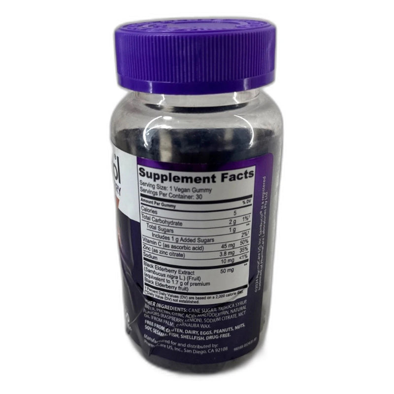 Sambucol Immunity Support Gummies Vitamin C 60 Total Exp 06/27 Pack of 2 New