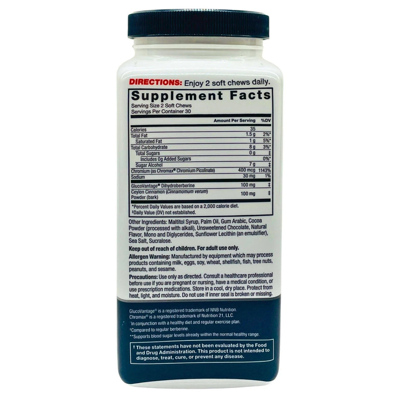 Force Factor Ultra Berberine Enhanced Absorption 60 Soft Chews EXP 03/2027 New