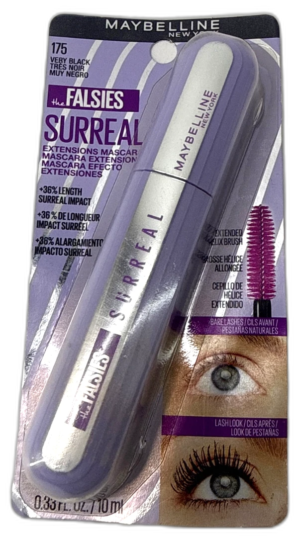 Maybelline New York the Falsies Surreal Extensions Mascara 175 Pack of 4 New