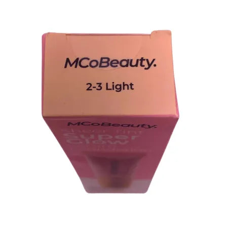 MCoBeauty Sheer Tint Super Glow Serum Foundation 2-3 Light 3 Pack New