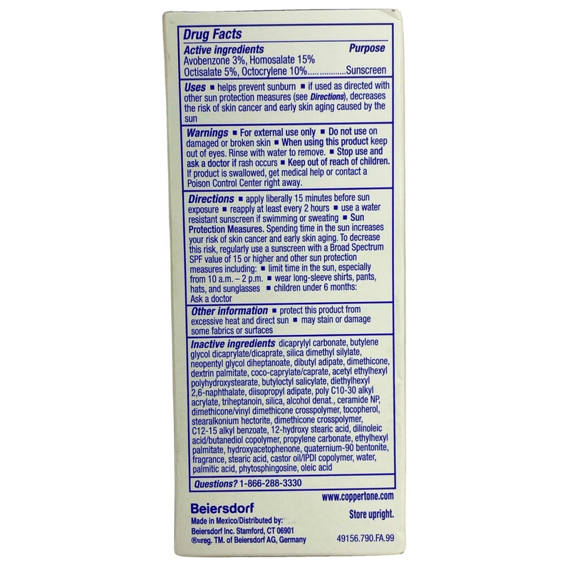 Coppertone Every Tone Clear Sunscreen Face Invisible Finish Broad Spectrum SPF60