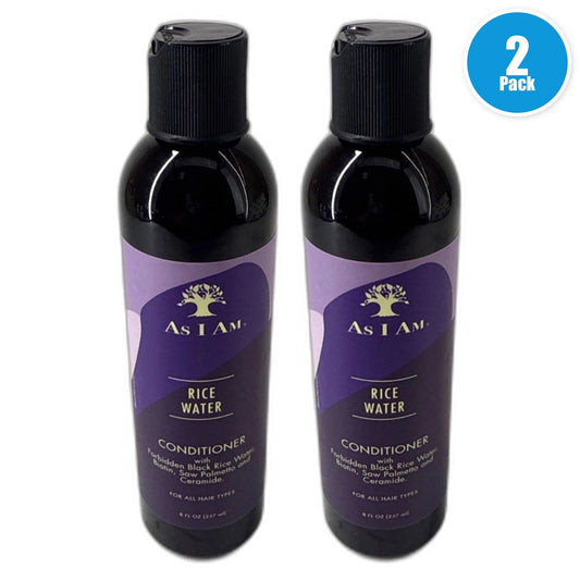 As I Am Rice Water Conditioner 8oz Hair Care Deep Moisture Pack of 2 New