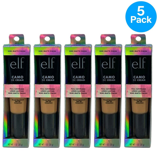 e.l.f. Camo CC Cream Fair 150C Cool Peach 5 pack - 1oz bottles