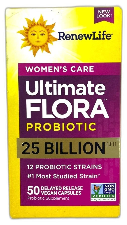 RenewLife Women's Care Ultimate Flora Probiotic 25 Exp 04/27 Pack of 2 New