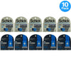 Schick Hydro Dry Skin 4 & 5 Blade Refills 10 Pack New