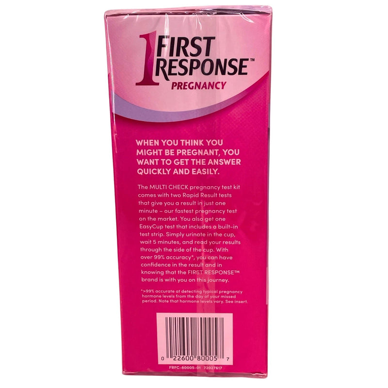 First Response Pregnancy Test Multi Check Quick & Simple 4 Pack New