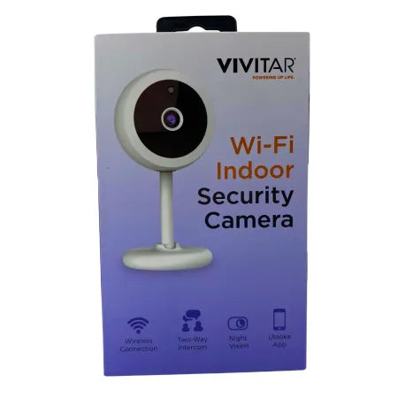 Vivitar Wi-Fi Indoor Security Camera Two-Way Audio Night Vision New