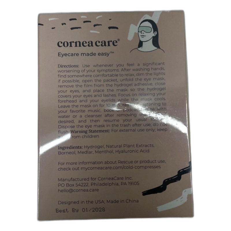 CorneaCare Rescue Hydrogel Self 12 Total Exp 01/28 Pack of 2 New