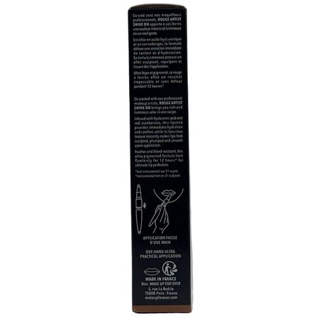 MAKE UP FOR EVER Rouge Artist Shine On Lip Color 0.10 oz 3 Pack New 3