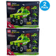 Block Tech Builds Dino Crusher Monster Truck 136 Pieces Building Bricks Set 2 Pa