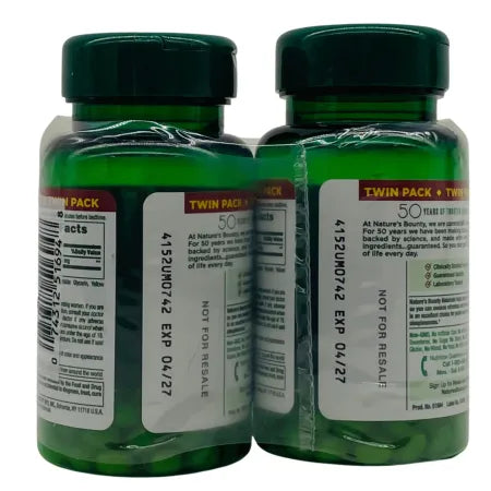 Nature’s Bounty Melatonin 5 mg 120 Ct 2 Pack Rapid Release Softgels New