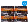 Duracell Power Boost AA Alkaline Batteries 16 Count Pack (4 Pack Bundle)