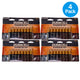 Duracell Power Boost AA Alkaline Batteries 16 Count Pack (4 Pack Bundle)