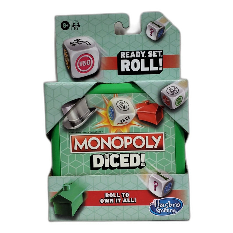 Hasbro Monopoly Diced Game Ready, Set, Roll! Family Game Factory Sealed New