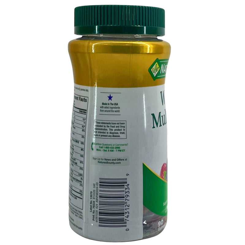 Nature's Bounty Women's Multivitamin Gummies With Collagen 90 Count Exp 11/26