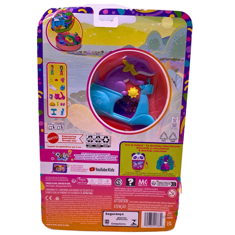 Polly Pocket Adventures in Rio - Adventure Moped Compact Playset - New