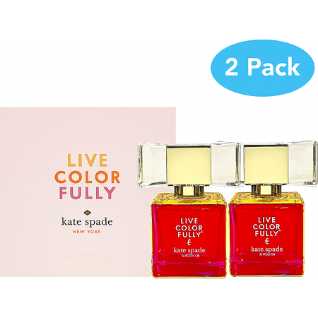 Kate Spade Live Color Fully Eau de Parfum 1 oz Spray 2 Pack New 1