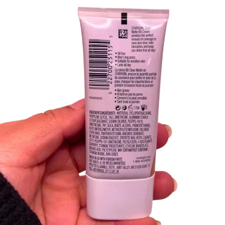 CoverGirl Clean Matte BB Cream 550 Medium/Deep 30mL 3 Pack New 4