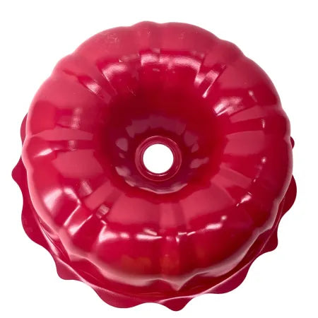 GoodCook Everyday Nonstick Fluted Cake Pan Red 10.5 Cup 9.5" Bundt Style 2 Pack