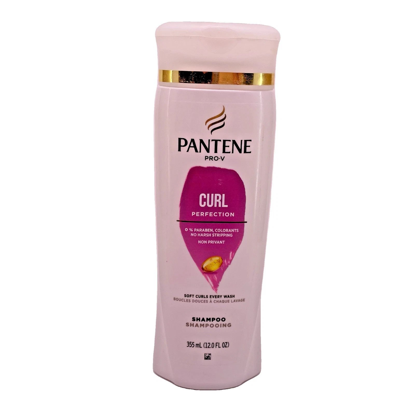 Pantene Pro-V Curl Perfection Shampoo No Harsh Stripping 12.0 fl oz 3 Pack New