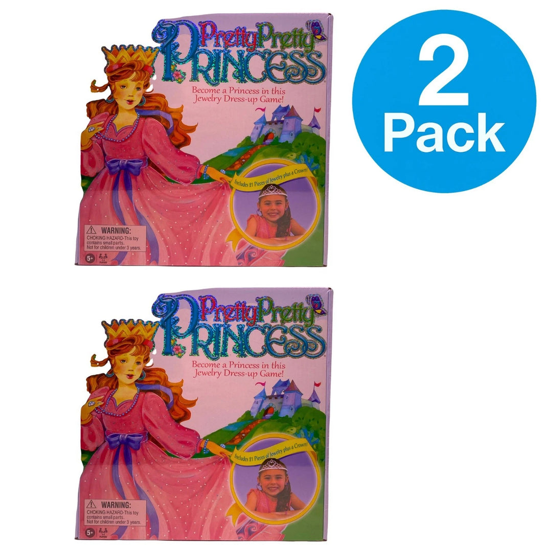 Pretty Pretty Princess Jewelry Dress-Up Board Game - Classic Retro - 2 Pack