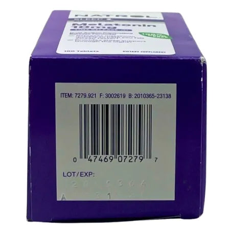 Natrol Melatonin 10mg Time Release Sleep Aid 100 Tablets 6 Pack Exp 07-31-2026