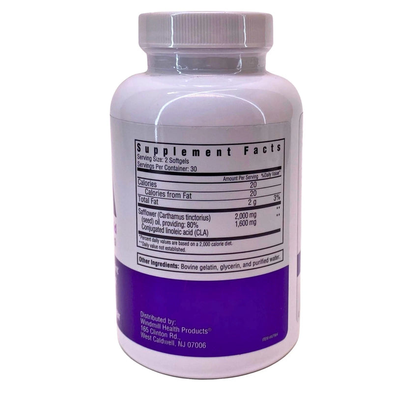 Zerofat CLA 1600mg Conjugated Linoleic Acid Weight Management 60ct 3 Pack Set