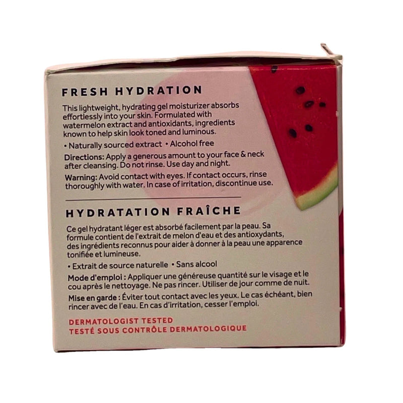 Pond's Fresh Hydration Watermelon Gel Moisturizer 3.4 oz - 4 Pack Bundle Set