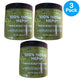 Kuza 100% Indian Hemp Hair & Scalp Treatment Natural Herbs 7.7 oz / 218 g 3 Pack
