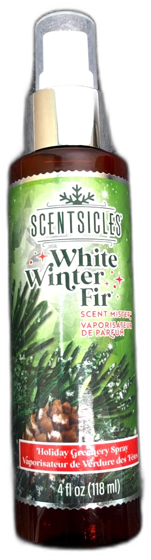Scentsicles White Winter Fir Holiday Greenery Spray 4oz Pack of 12 New
