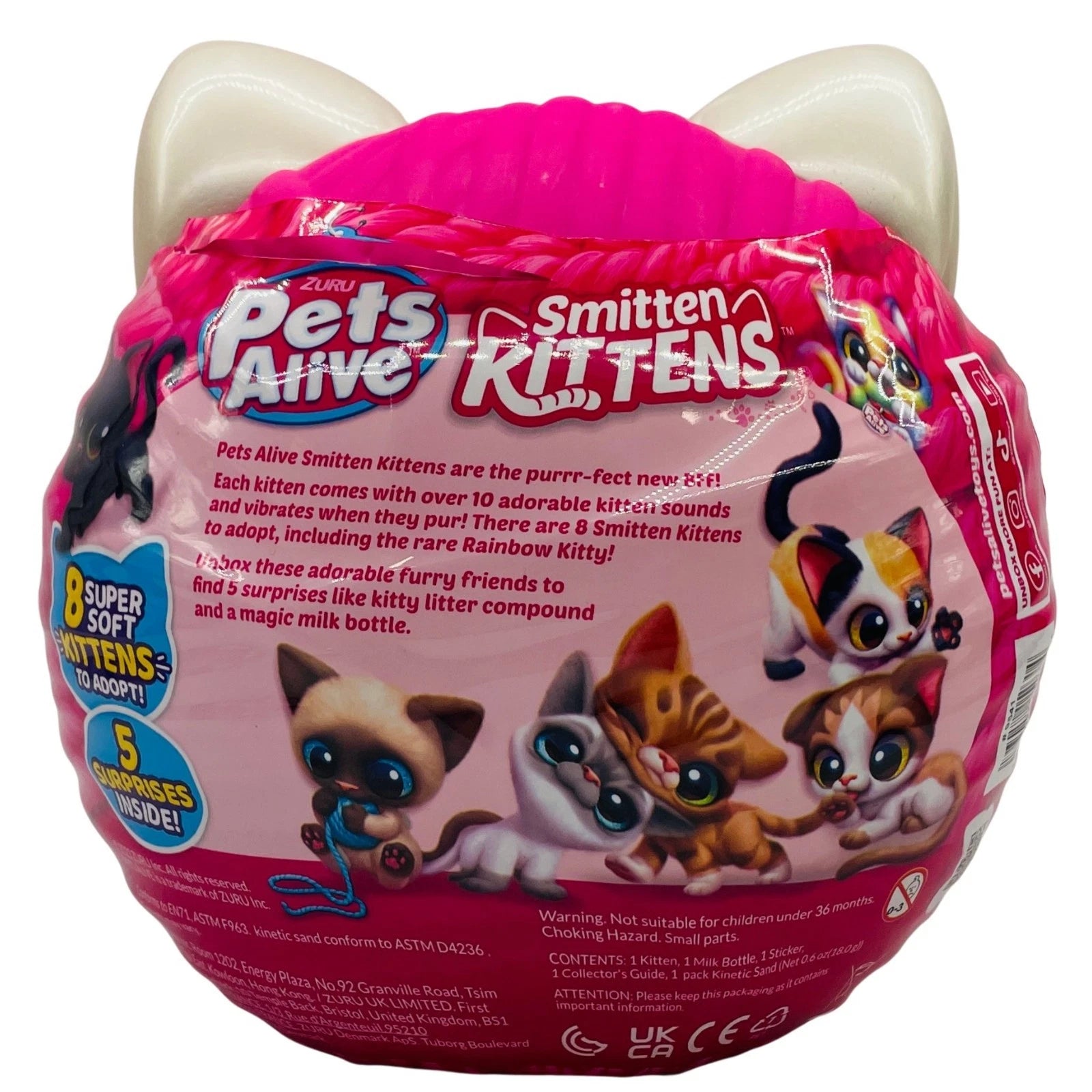 Zuru Pets Alive Smitten Kittens Surprise Toy – 1 Pack – New