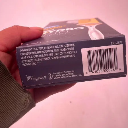 Schick Hydro Skin Comfort Stubble Eraser Razor – 8 Pack – New