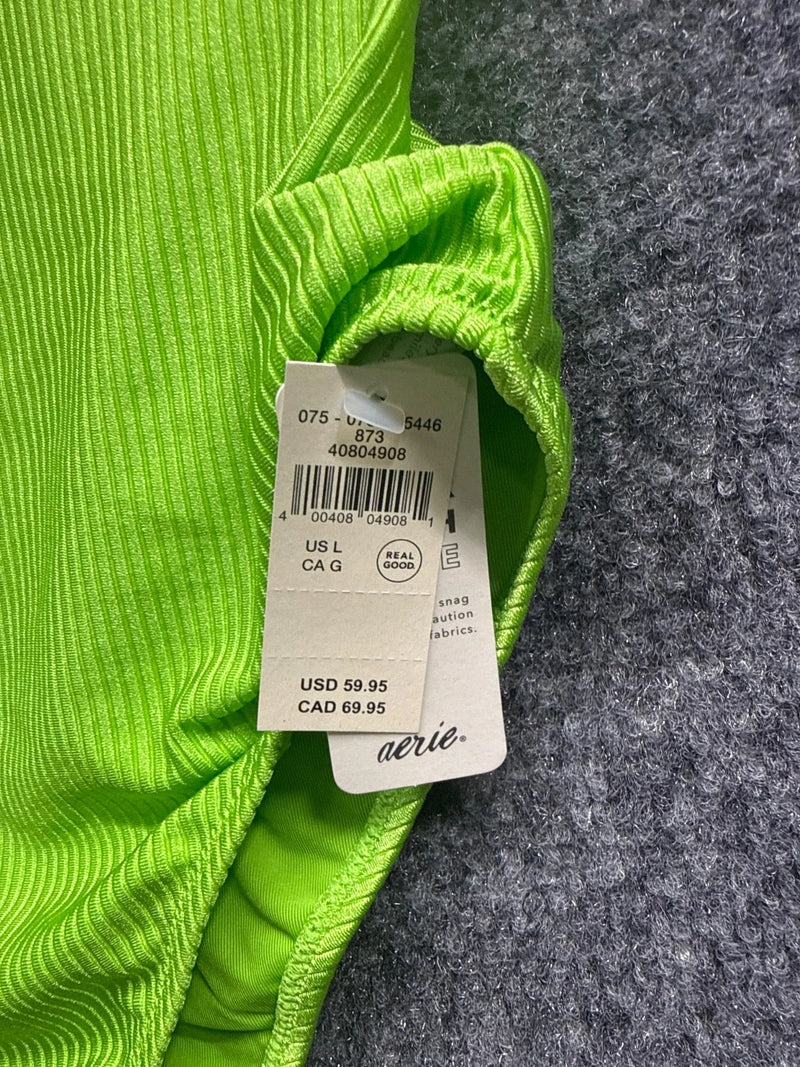 Aerie Swimwear Green Size L Women's NWT