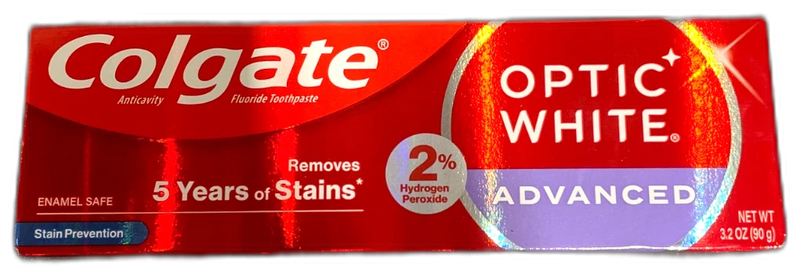 Colgate Optic White Advanced Hydrogen Peroxide Exp 07/27 Pack of 6 New