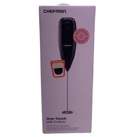 Chefman One-Touch Milk Frother Handheld 5 Pack New