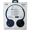 JVC Flats Wireless On-Ear Bluetooth Headphones HA-S23W Black 17-Hour Battery 2 P