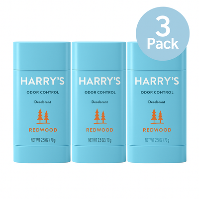 Harry’s Deodorant for Men – Redwood – Pack of 3 (2.5 oz each)