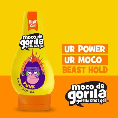Moco de Gorila Punk Hair Gel – Pack of 3 (9.52 oz each)