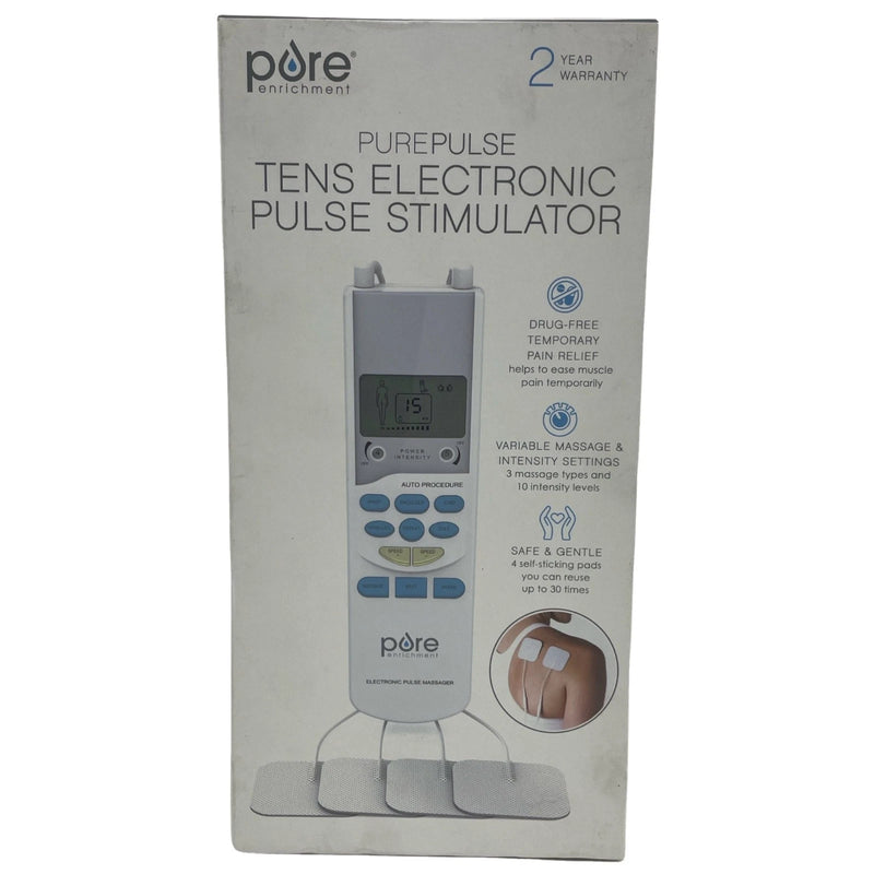 Pure Enrichment PurePulse TENS Electronic Pulse Stimulator 1 Pack New