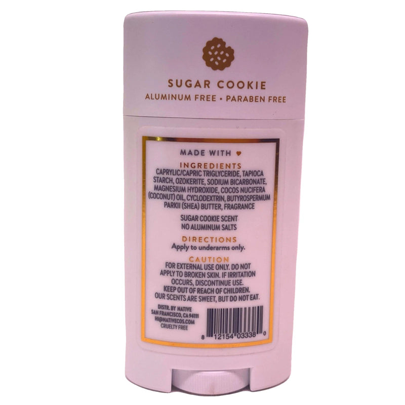 Native Sugar Cookie Natural Deodorant Stick 2.65 oz 3 Pack New