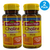 Nature Made Choline Extra Strength 800 mg 60 Capsules Exp 06/27 2 Pack New