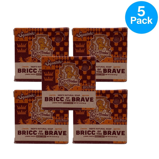Dr Squatch Gryffindor Bricc of the Brave natural soap 5 pack bars