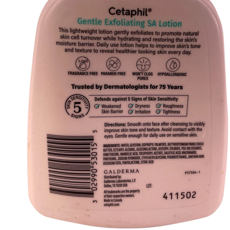Cetaphil Gentle Exfoliating SA Lotion 8 fl oz (3-Pack) - NEW