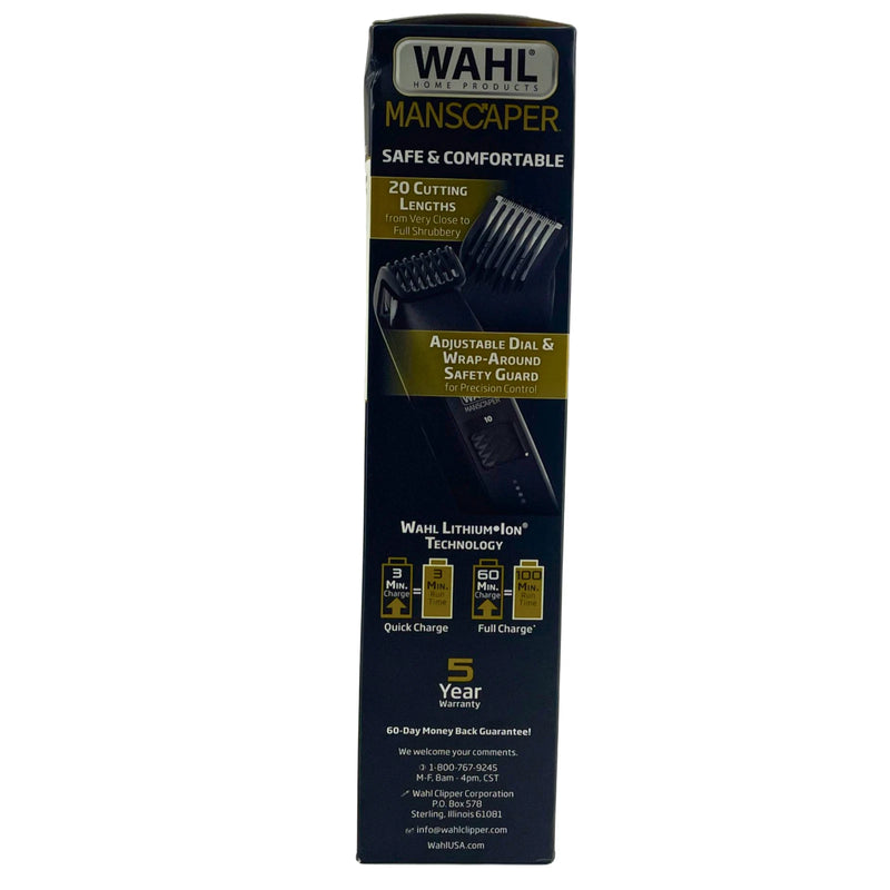 Wahl Manscaper Waterproof Groin & Body Hair Trimmer Rechargeable Lithium-Ion Mod