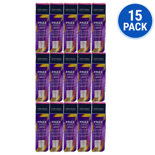 John Frieda Frizz Ease Extra Strength Serum 0.34 oz Travel Size 15 Pack New