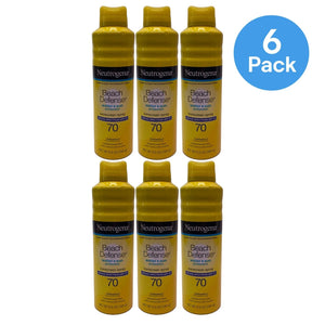 Neutrogena SPF 70 Sunscreen Spray 6.5 Oz 6 Pack New Exp 12/2026