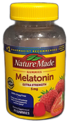 Nature Made 5mg Adult Gummies Sleep Support 140 Total Exp 08/27 Pack of 2 New