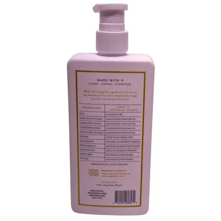 Native Curl Care Shampoo Coconut Milk 16.5 Oz 2 Pack New