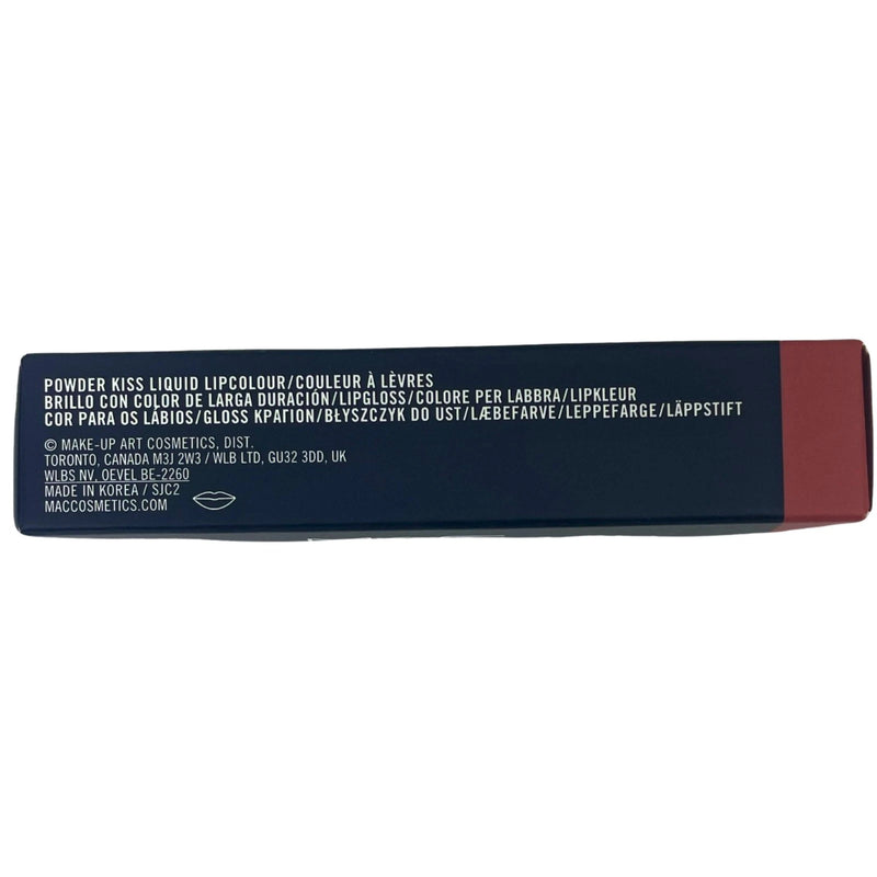 MAC Powder Kiss Liquid Lipcolour 996 Date-Maker 0.17 Fl Oz 5 mL 2 Pack New