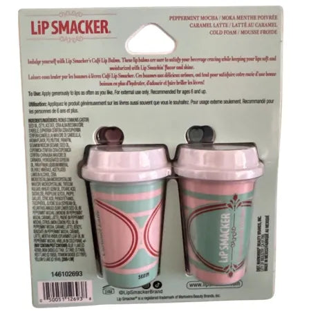 Lip Smacker Cafe Lip Balm Gift Set 3 Pack New